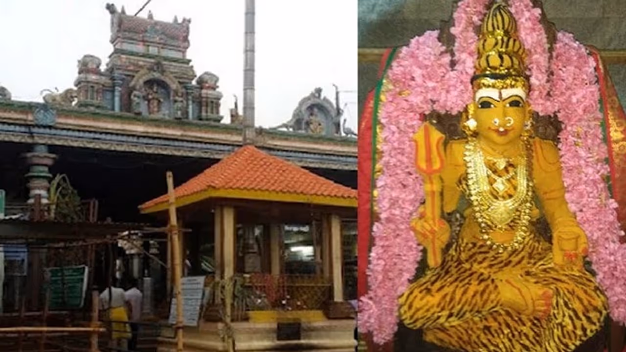 Vana Bathrakali Amman Temple offerings Thali to Amman Vana Bathrakali Amman Temple offerings Thali to Amman