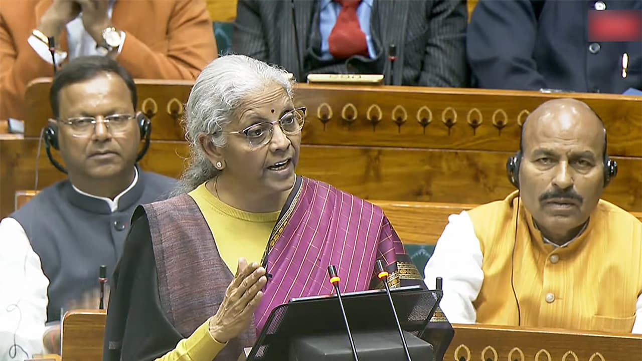 Nirmala Sitharaman presents Union Budget 2026 in Lok Sabha Nirmala Sitharaman presents Union Budget 2026 in Lok Sabha