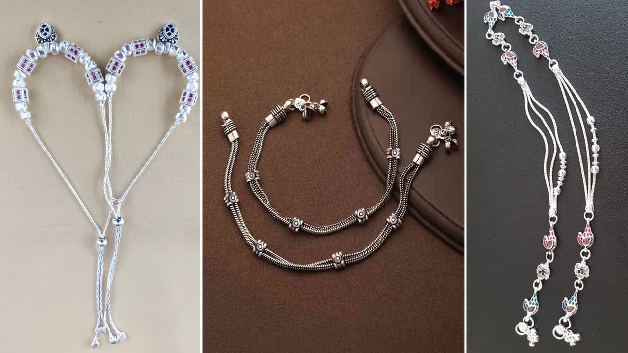 सिल्वर एंकलेट डिजाइंस सिल्वर एंकलेट डिजाइंस