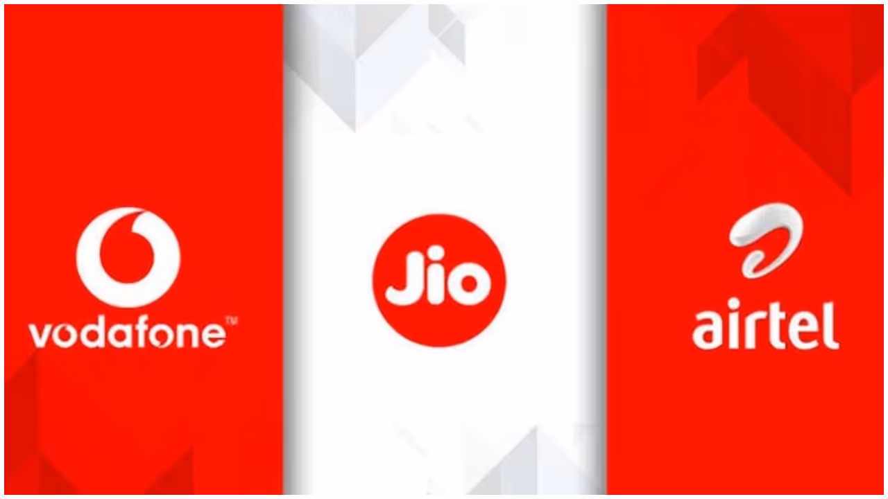 Jio, Airtel and Vodafone Jio, Airtel and Vodafone