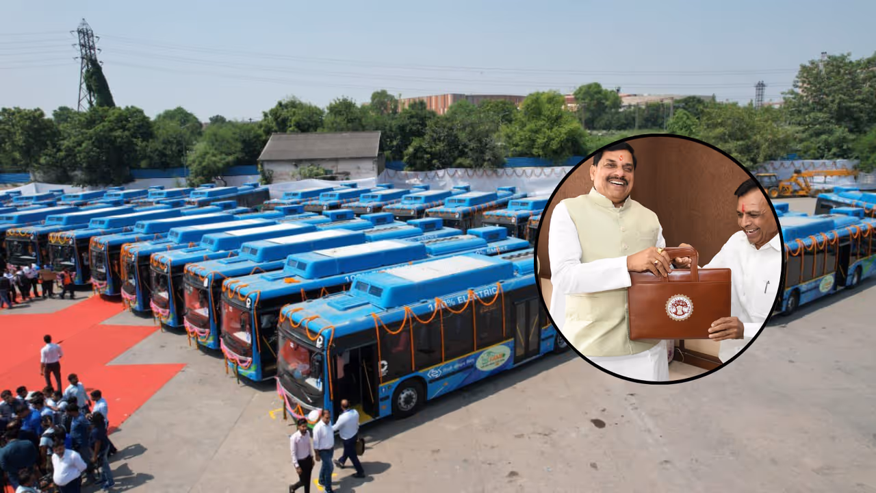 mp budget 2026 mohan yadav solar pump e bus road scheme mp budget 2026 mohan yadav solar pump e bus road scheme