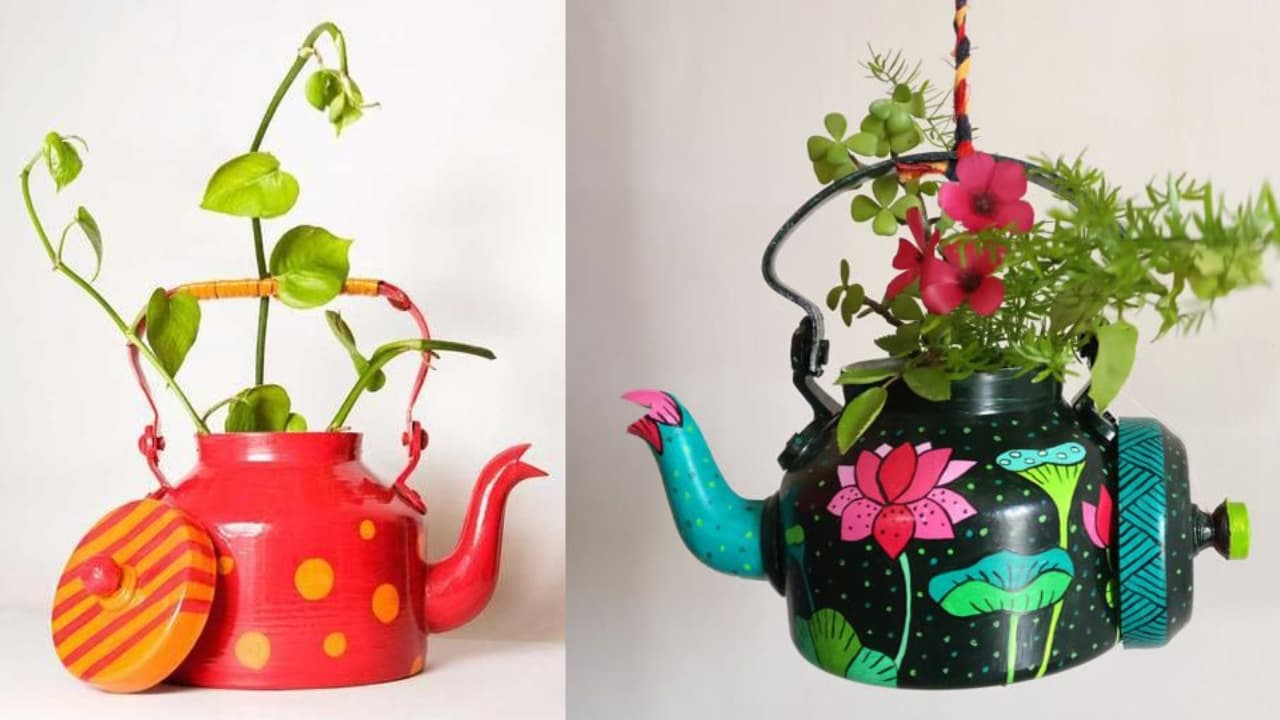 kettle garden ideas for balcony mini kettle planter diy gardening kettle garden ideas for balcony mini kettle planter diy gardening