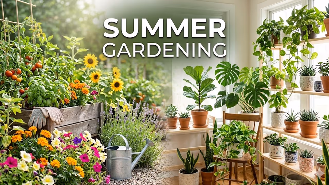 समर गार्डनिंग इंडोर आउटडोर प्लांट समर गार्डनिंग इंडोर आउटडोर प्लांट