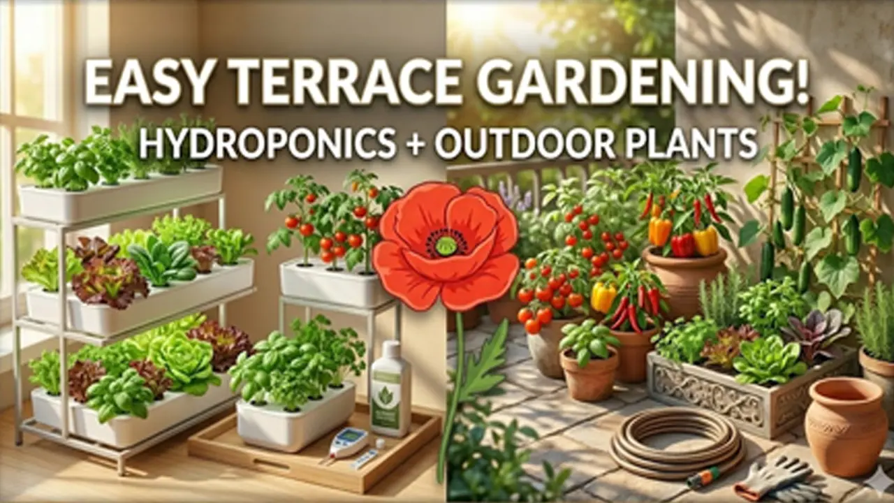 टेरेस गार्डन में करें हाइड्रोपोनिक्स प्लांट टेरेस गार्डन में करें हाइड्रोपोनिक्स प्लांट