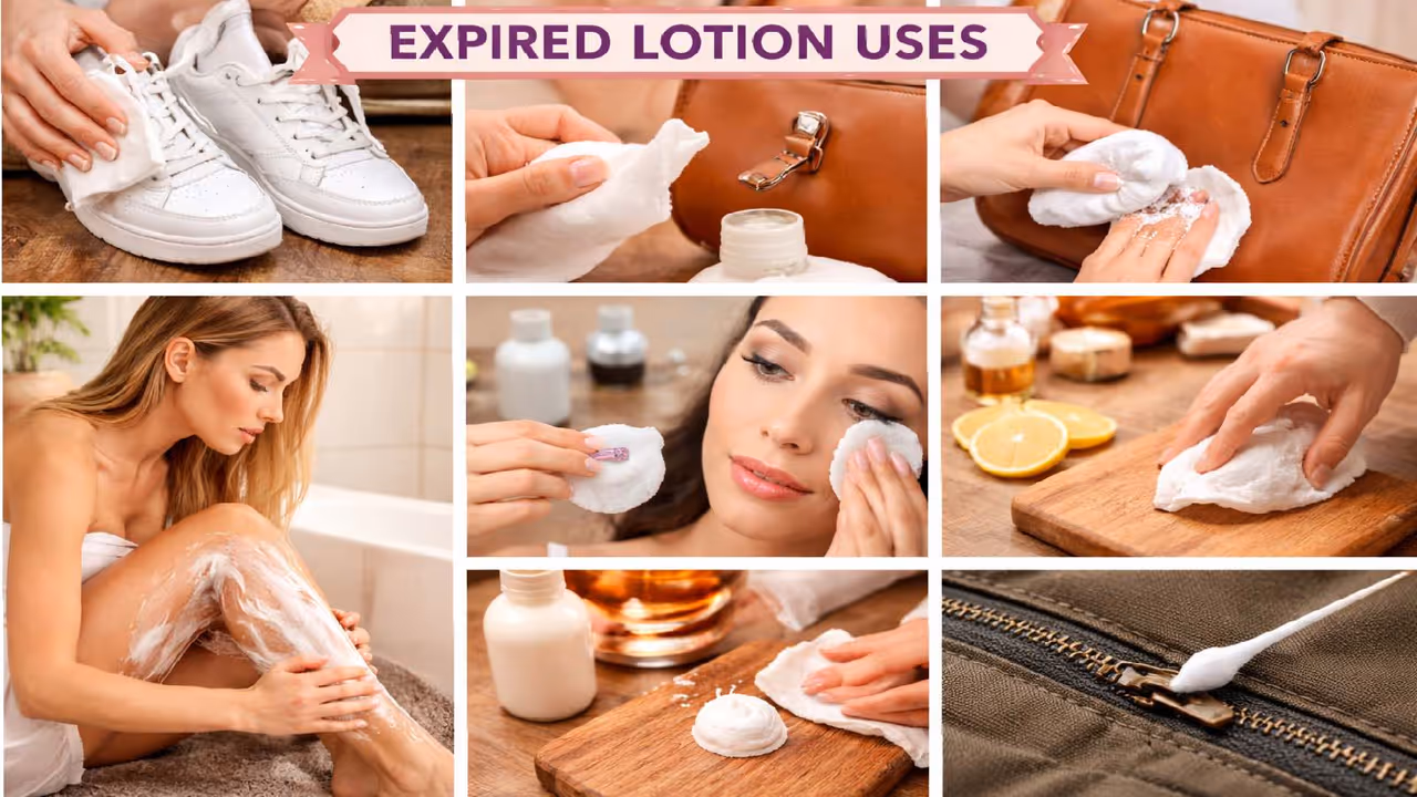 Expired lotion reuse Expired lotion reuse