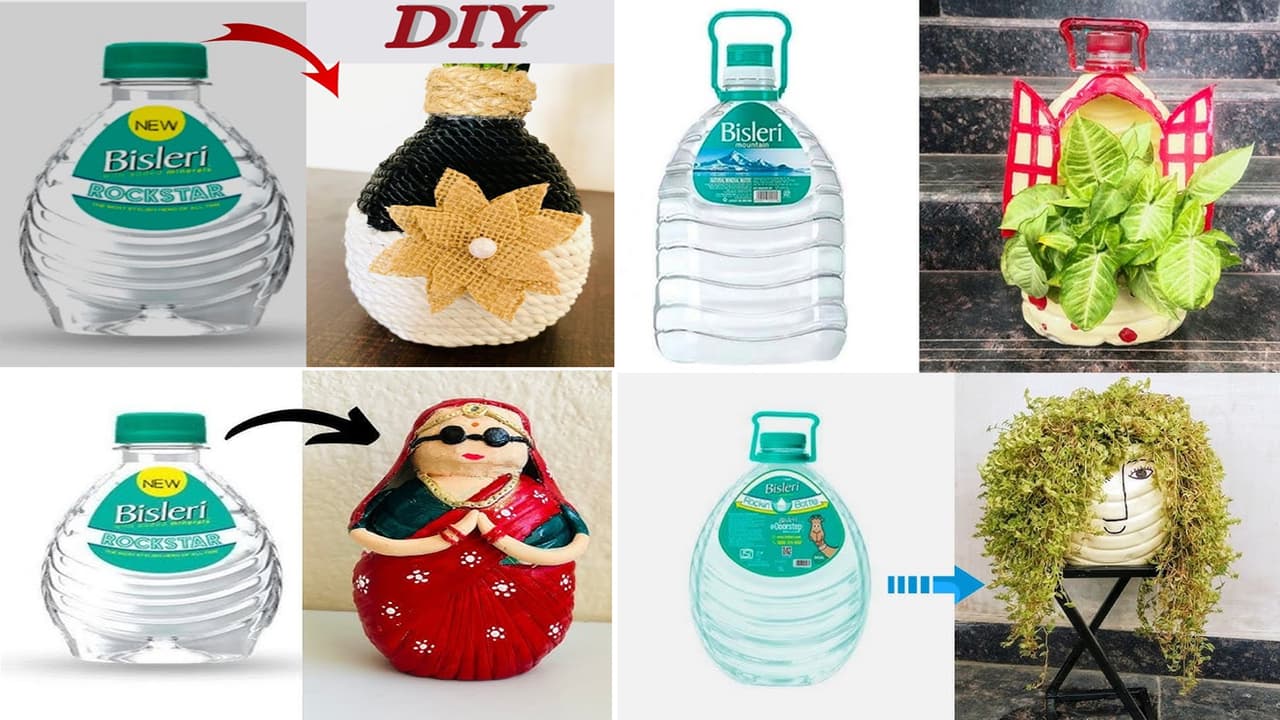 बिसलरी बोतल से ईजी क्राफ्ट बिसलरी बोतल से ईजी क्राफ्ट