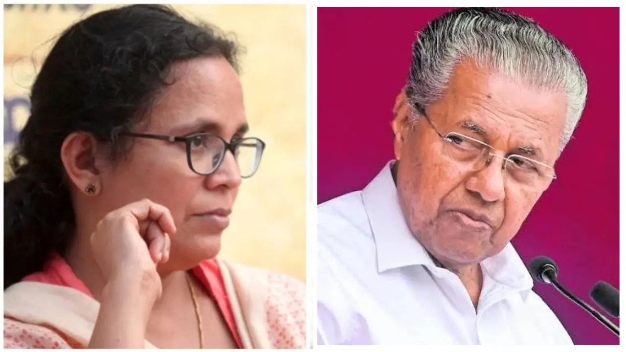 kk rema, pinarayi vijayan kk rema, pinarayi vijayan