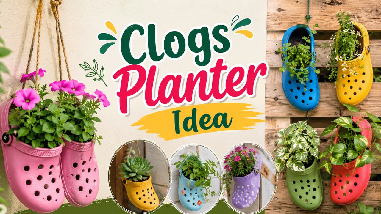 Clogs Planter Clogs Planter