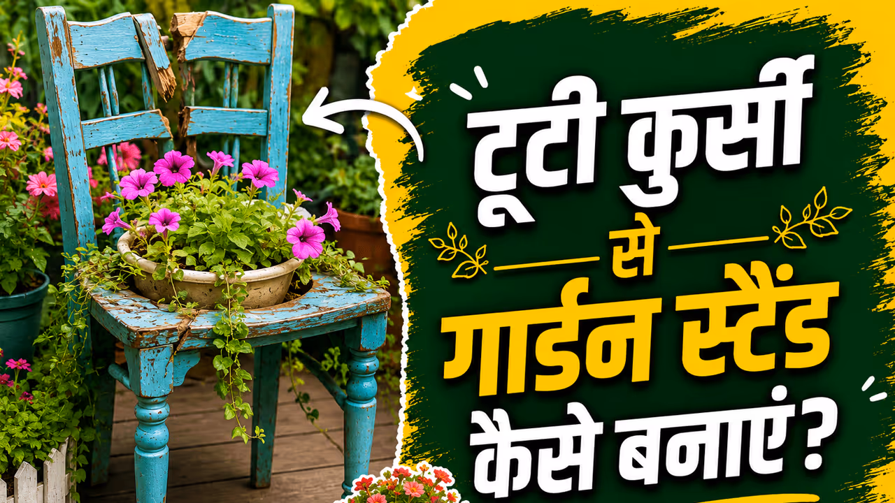 Broken Chair Planter Broken Chair Planter