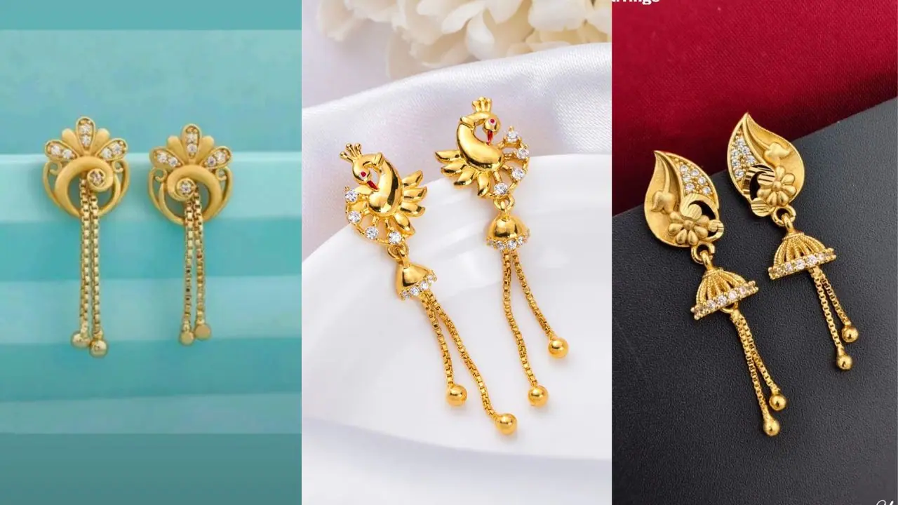 gold earrings designs for daily use gold earrings designs for daily use