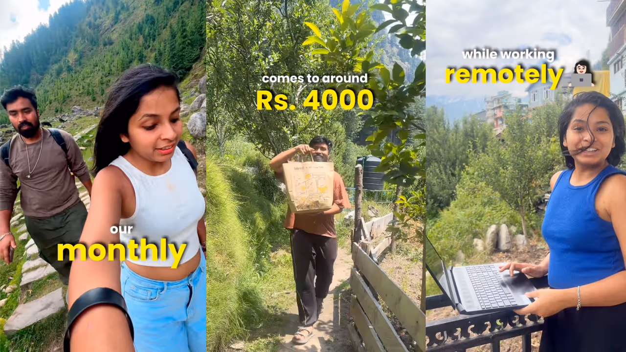 manali living cost viral video work from home couple monthly expenses under 12000 rupees manali living cost viral video work from home couple monthly expenses under 12000 rupees