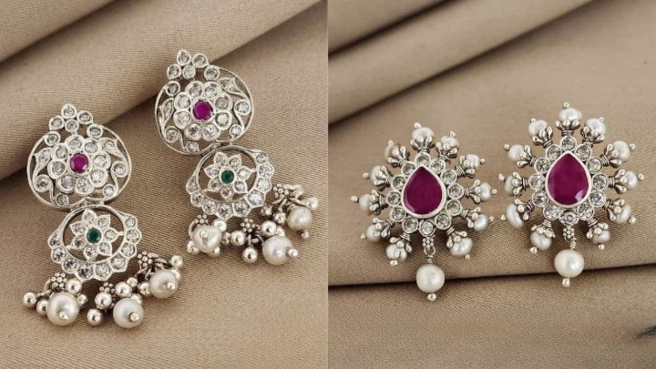 silver earring design silver earring design