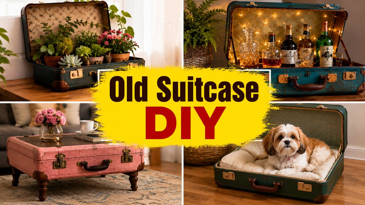 सूटकेस DIY Ideas सूटकेस DIY Ideas