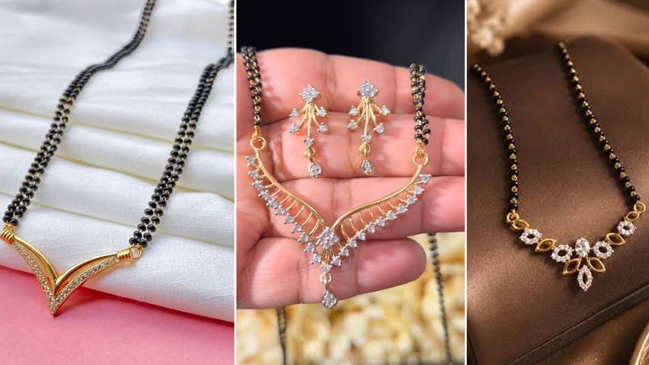 गोल्ड डायमंड मंगलसूत्र डिजाइंस गोल्ड डायमंड मंगलसूत्र डिजाइंस