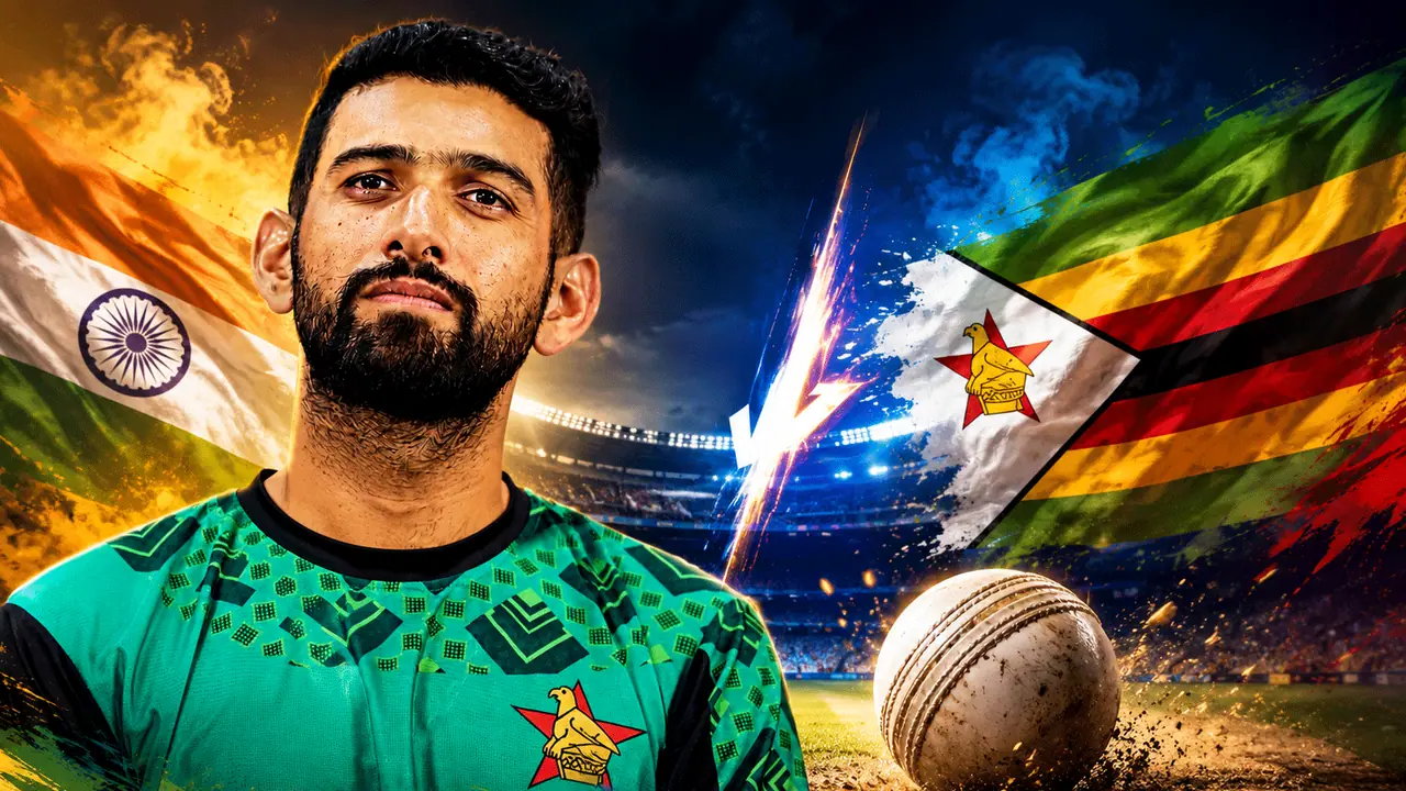 Zimbabwe Captain Sikandar Raza Zimbabwe Captain Sikandar Raza