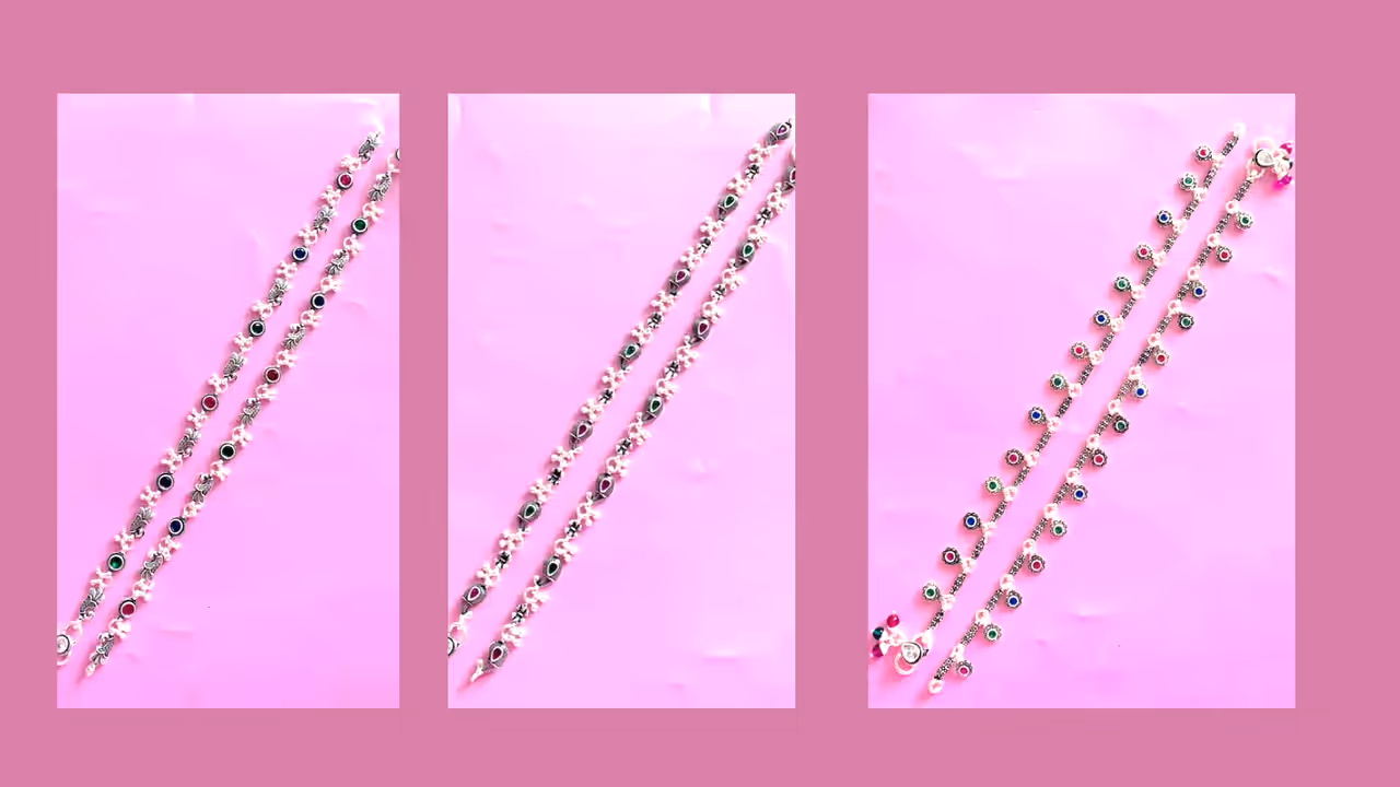 Latest Silver Anklet Designs Latest Silver Anklet Designs