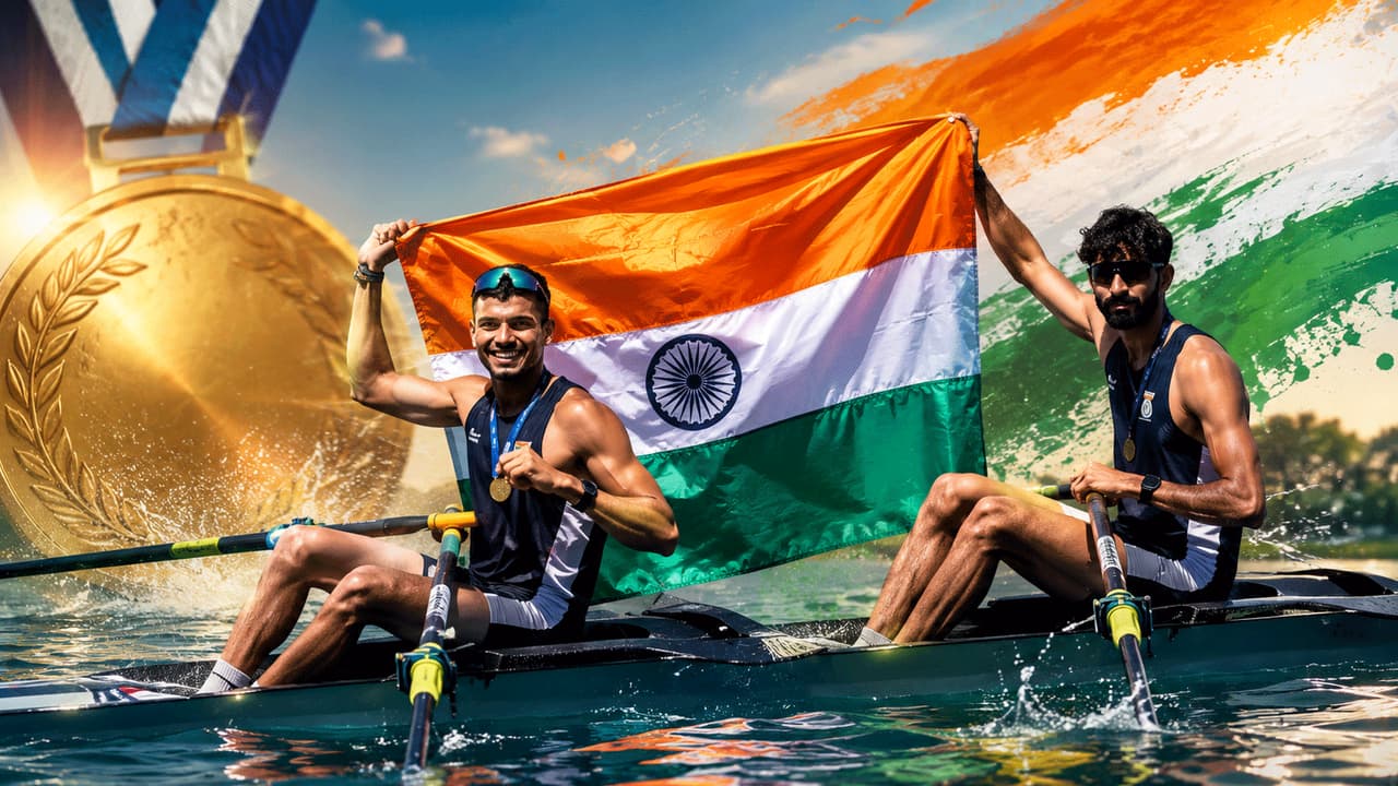 India Rowing Gold Medal India Rowing Gold Medal