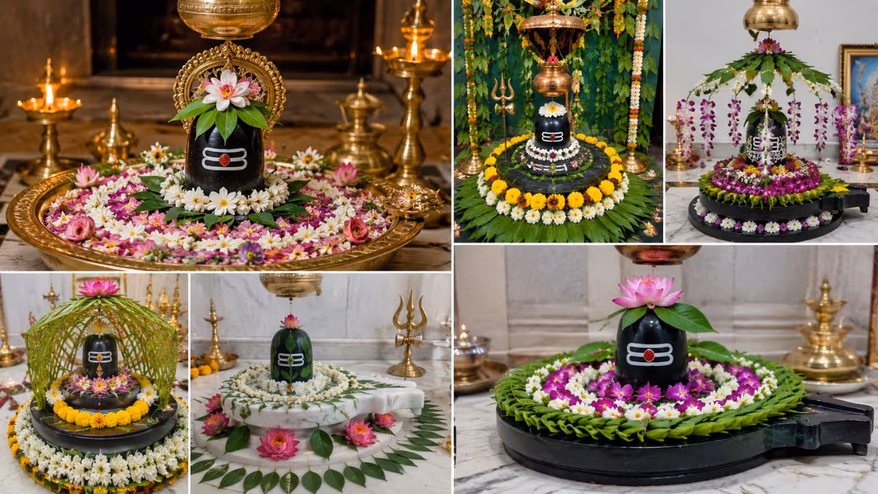 Shivling Decoration Ideas Shivling Decoration Ideas