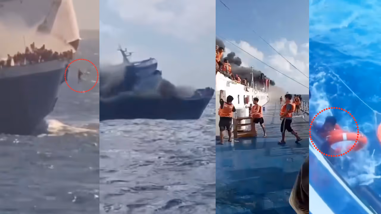 Indonesia Ferry Fire Kills 5 Dozens Missing as Massive Rescue Operation Continues Indonesia Ferry Fire Kills 5 Dozens Missing as Massive Rescue Operation Continues