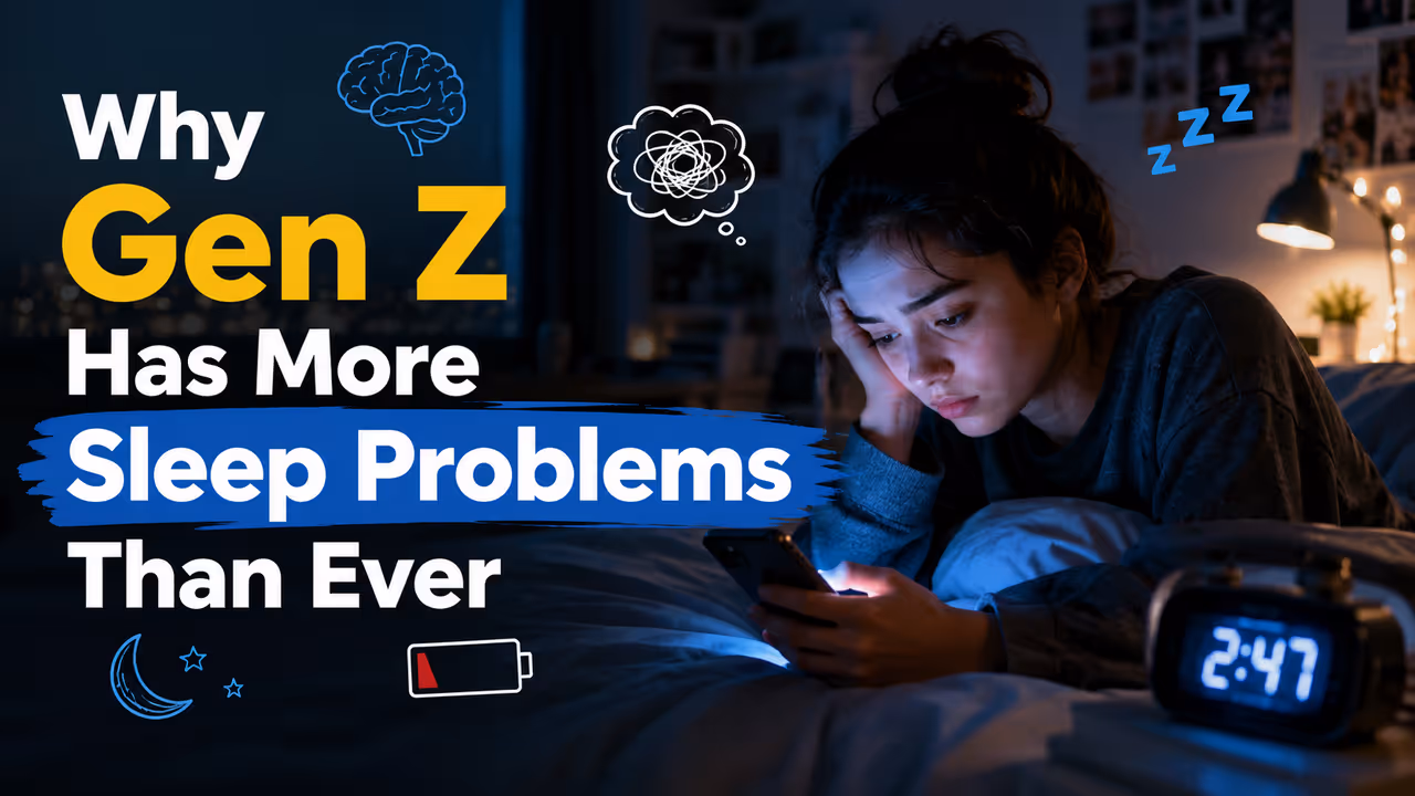 Gen Z, Why Gen Z Faces More Sleep Problem Than Ever, Late Nights, Stress, Screens Gen Z, Why Gen Z Faces More Sleep Problem Than Ever, Late Nights, Stress, Screens
