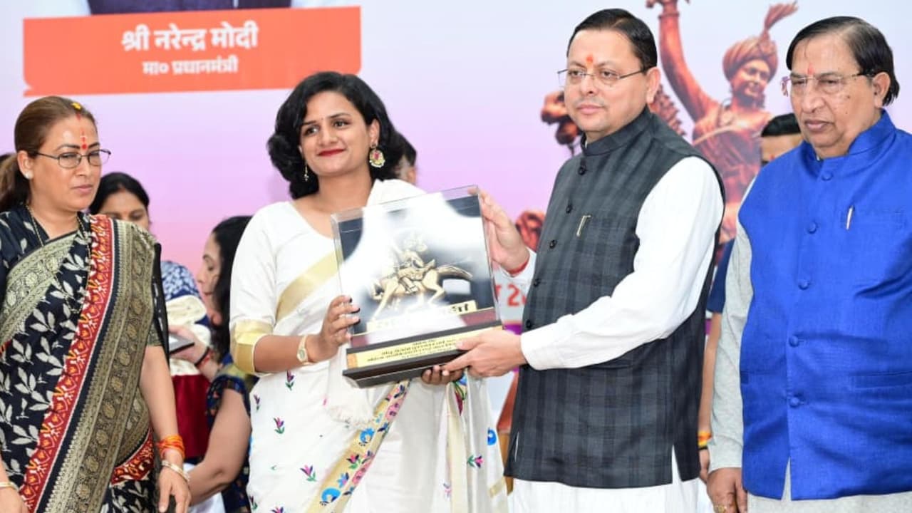 Pushkar Singh Dhami, Uttarakhand CM Dhami Honours 48 Women, Raises Teelu Rauteli Award to Rs 75,000 Pushkar Singh Dhami, Uttarakhand CM Dhami Honours 48 Women, Raises Teelu Rauteli Award to Rs 75,000