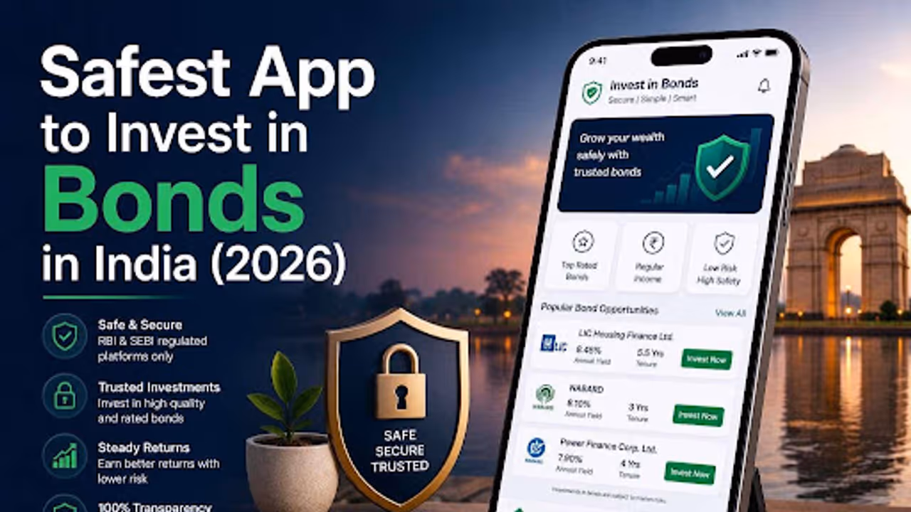 Safest App to Invest in Bonds in India 2026 Safest App to Invest in Bonds in India 2026