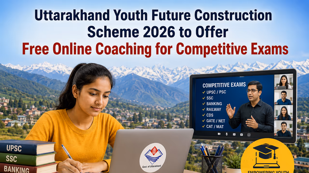 CM Dhami Approves Youth Future Construction Scheme 2026 for Free Competitive Exam Coaching in Uttarakhand CM Dhami Approves Youth Future Construction Scheme 2026 for Free Competitive Exam Coaching in Uttarakhand