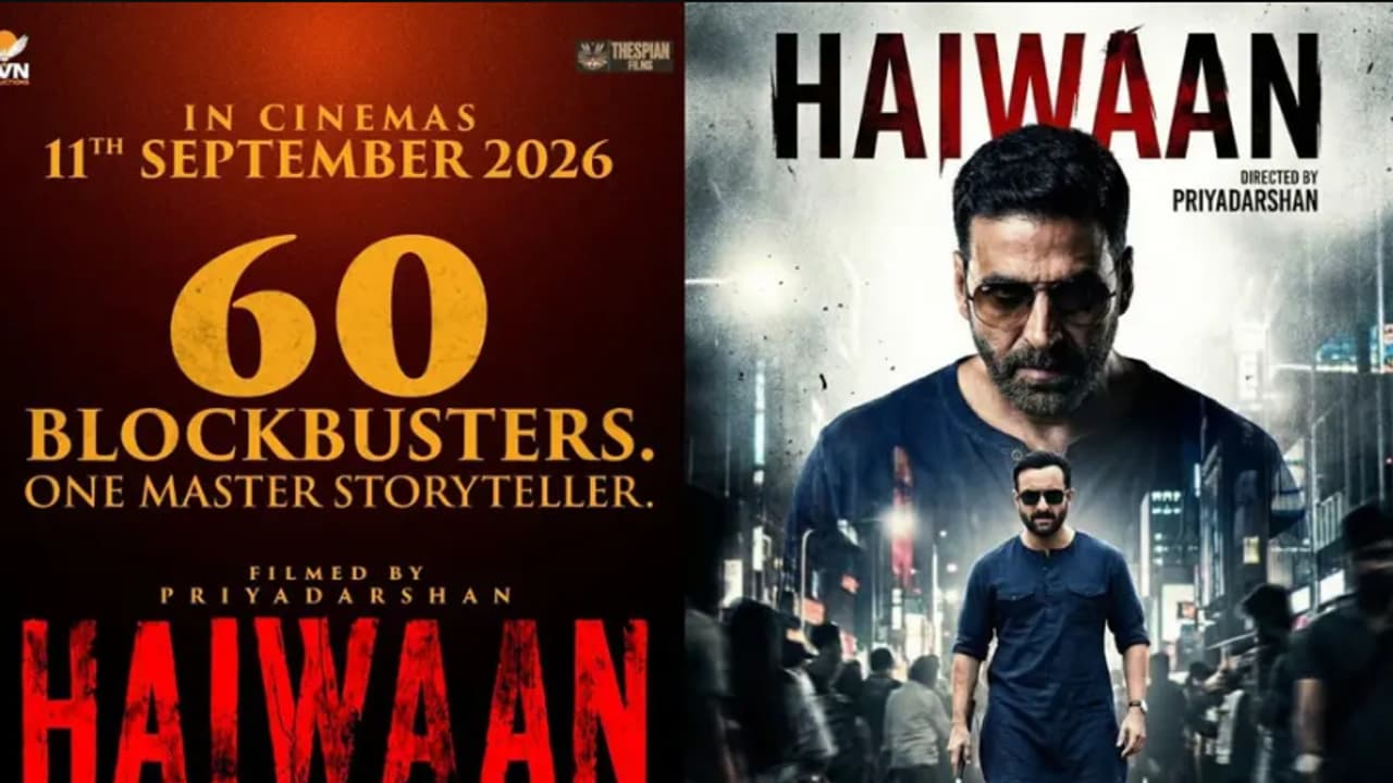 Haiwaan Teaser, Akshay Kumar vs Saif Ali Khan: Haiwaan Teaser Hides Their Faces but Reveals one Dark Battle Haiwaan Teaser, Akshay Kumar vs Saif Ali Khan: Haiwaan Teaser Hides Their Faces but Reveals one Dark Battle