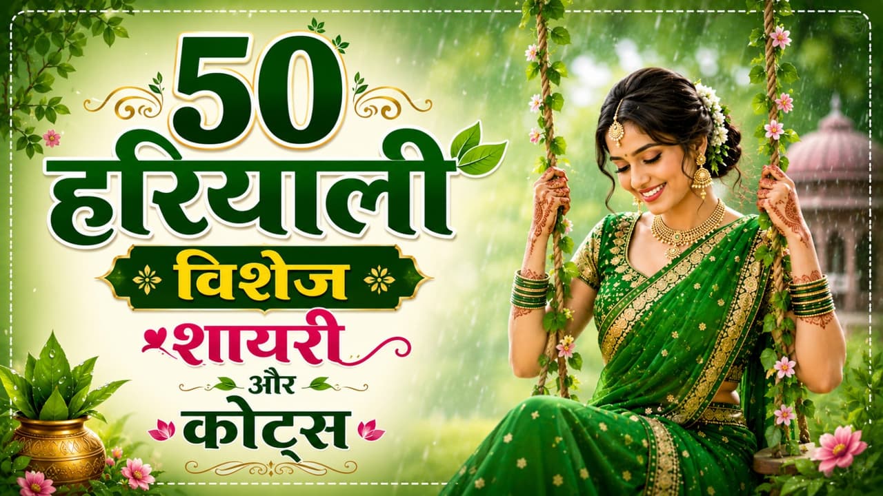 Hariyali Teej Wishes in Hindi Hariyali Teej Wishes in Hindi