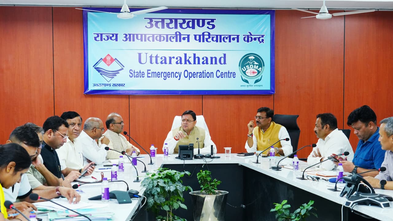 Chamoli THDC Tunnel Incident, CM Dhami Orders Rescue Operation on War Footing Chamoli THDC Tunnel Incident, CM Dhami Orders Rescue Operation on War Footing