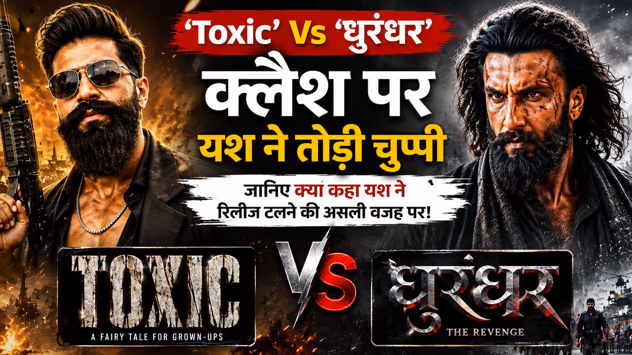 'Toxic' Vs ‘धुरंधर’ क्लैश पर यश ने तोड़ी चुप्पी 'Toxic' Vs ‘धुरंधर’ क्लैश पर यश ने तोड़ी चुप्पी