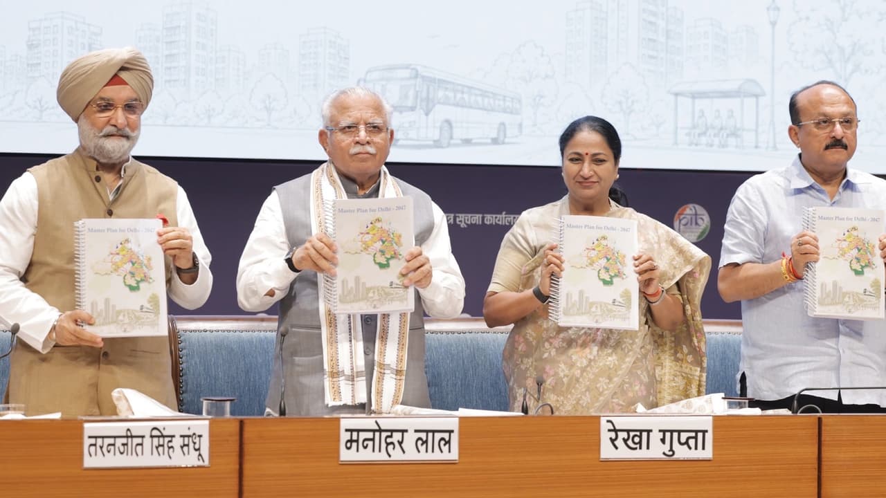 Delhi Master Plan 2047 launched, Affordable Homes, Metro Connectivity and New Roads in Focus Delhi Master Plan 2047 launched, Affordable Homes, Metro Connectivity and New Roads in Focus