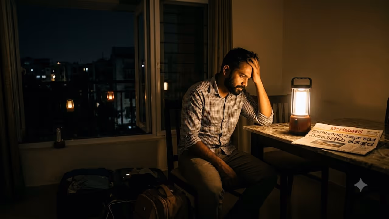 Bengaluru Power Cuts Spark Debate on Social Media Bengaluru Power Cuts Spark Debate on Social Media