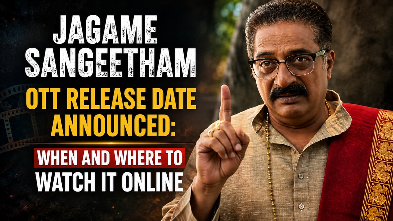 Jagame Sangeetham OTT Release Date Announced, When and Where to Watch It Online Jagame Sangeetham OTT Release Date Announced, When and Where to Watch It Online