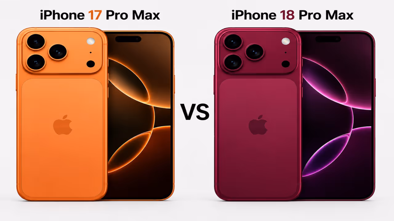 iPhone 18 Pro Max vs iPhone 17 Pro Max iPhone 18 Pro Max vs iPhone 17 Pro Max