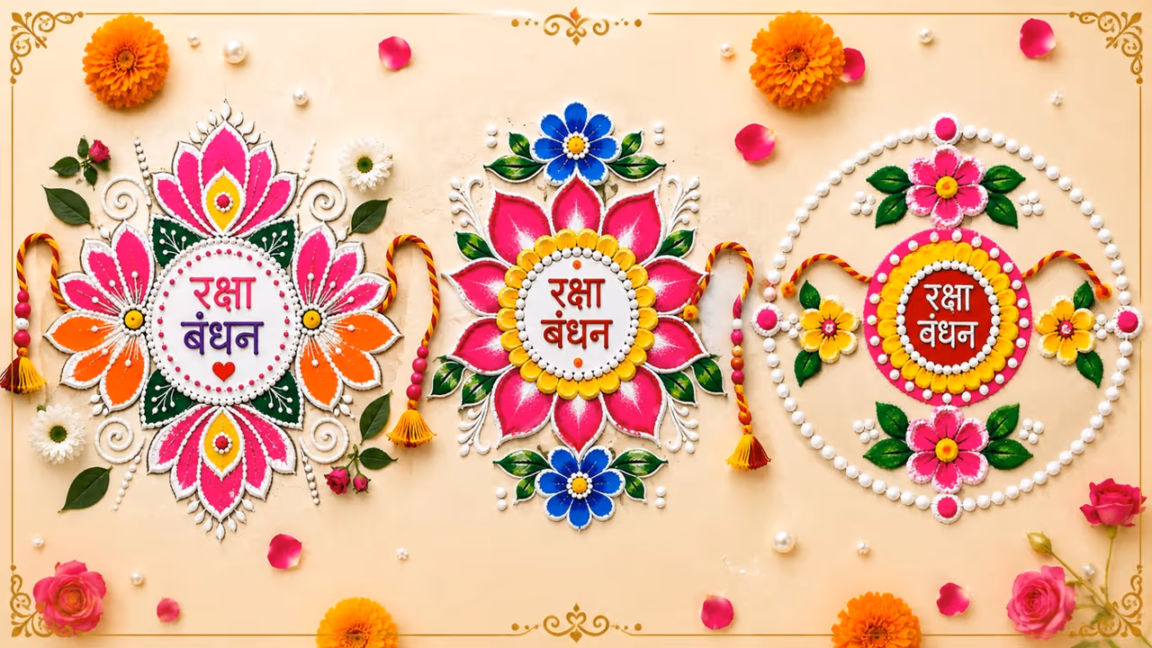 Raksha Bandhan Rangoli Design Raksha Bandhan Rangoli Design