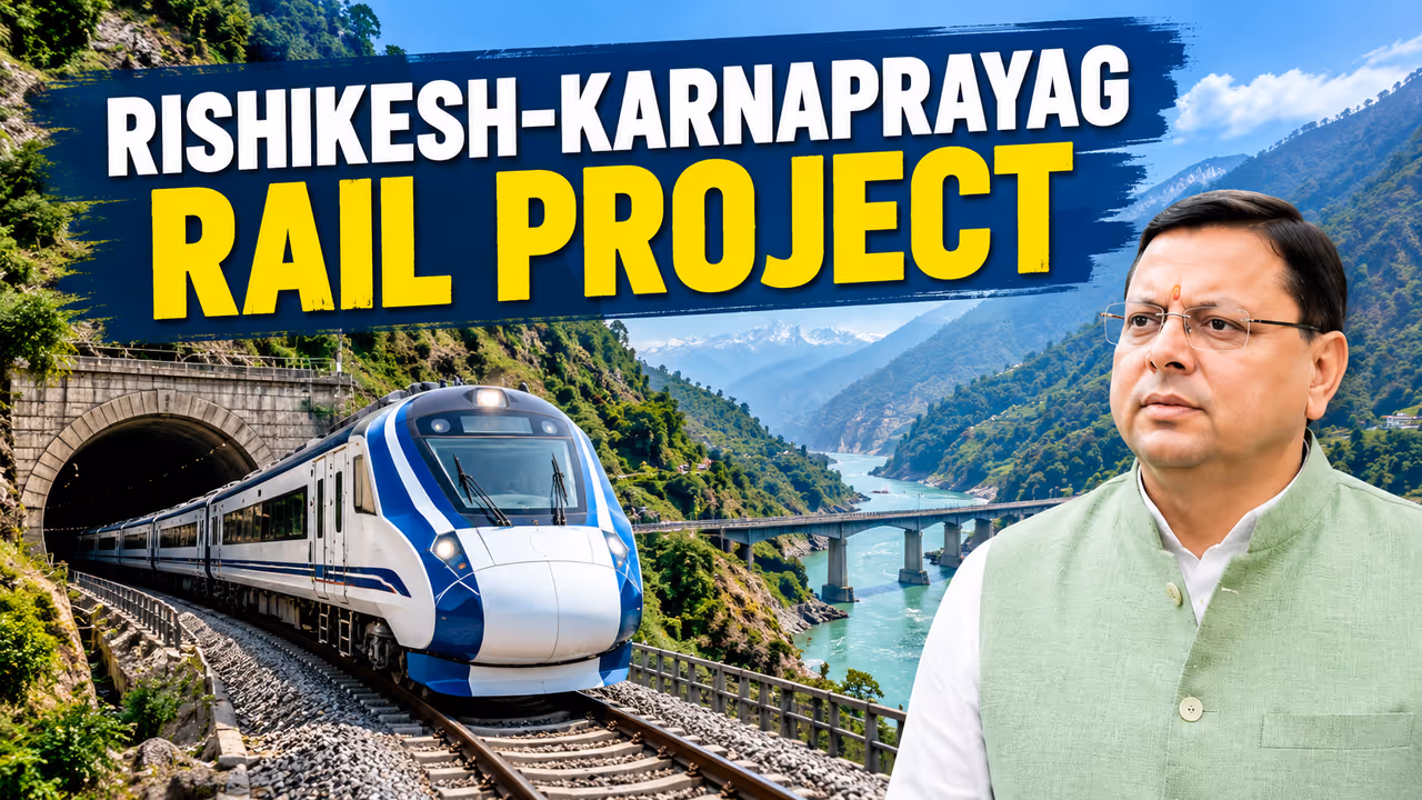Rishikesh Karnaprayag Rail Project Nears Key Phase as CM Dhami Shares Major Update Rishikesh Karnaprayag Rail Project Nears Key Phase as CM Dhami Shares Major Update