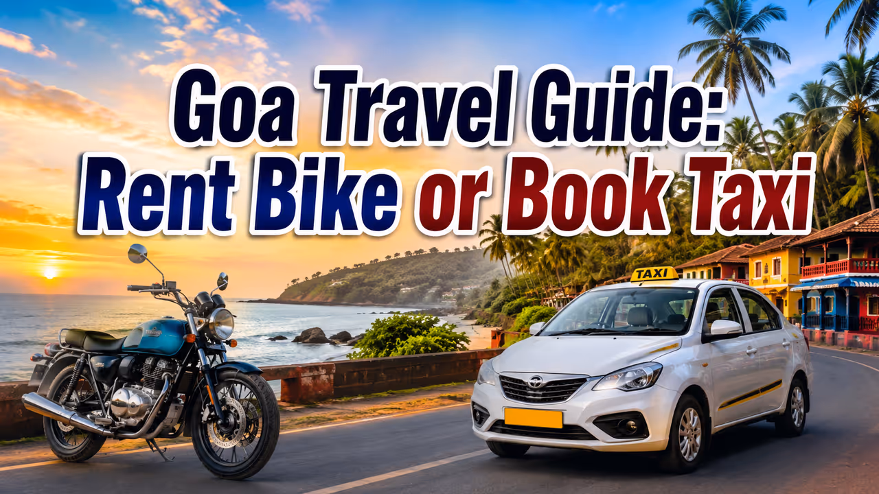 Bike or Taxi in Goa Bike or Taxi in Goa