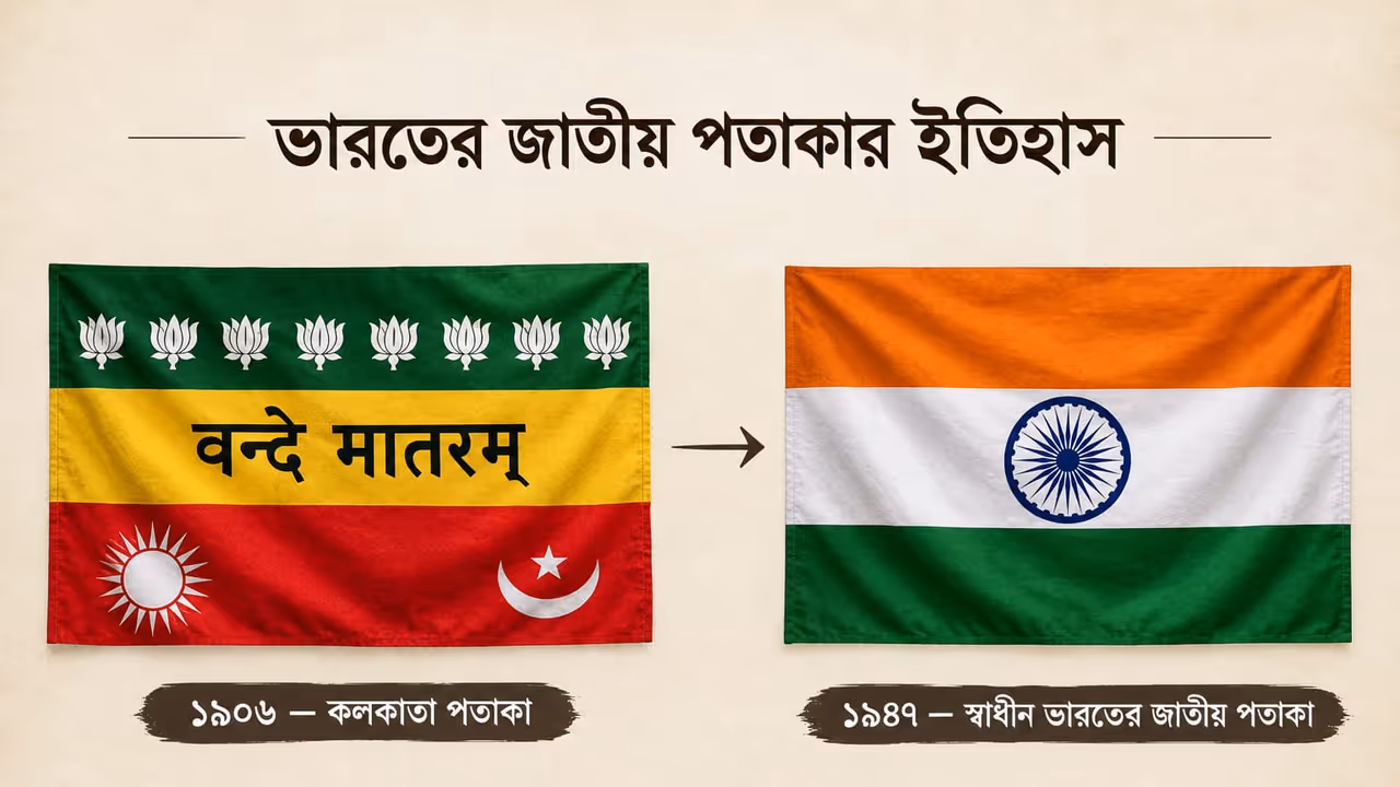 কীভাবে এল আজকের তেরঙ্গা? কীভাবে এল আজকের তেরঙ্গা?
