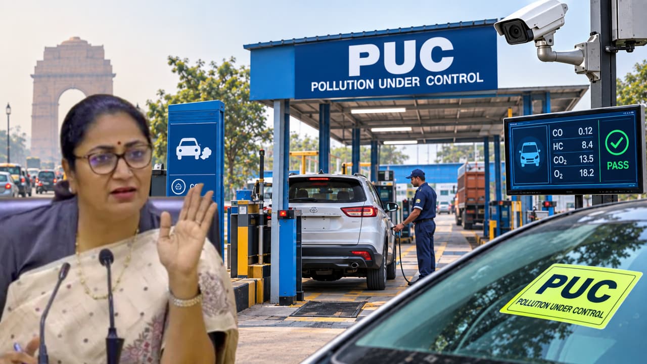 Delhi Air Pollution: Rekha Gupta Announces Camera Monitoring at PUC Centres Across the City Delhi Air Pollution: Rekha Gupta Announces Camera Monitoring at PUC Centres Across the City