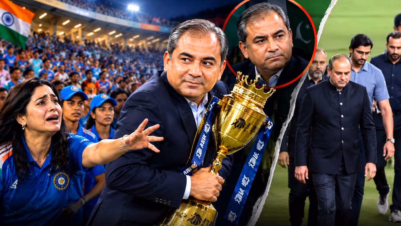 Mohsin Naqvi trophy controversy Mohsin Naqvi trophy controversy
