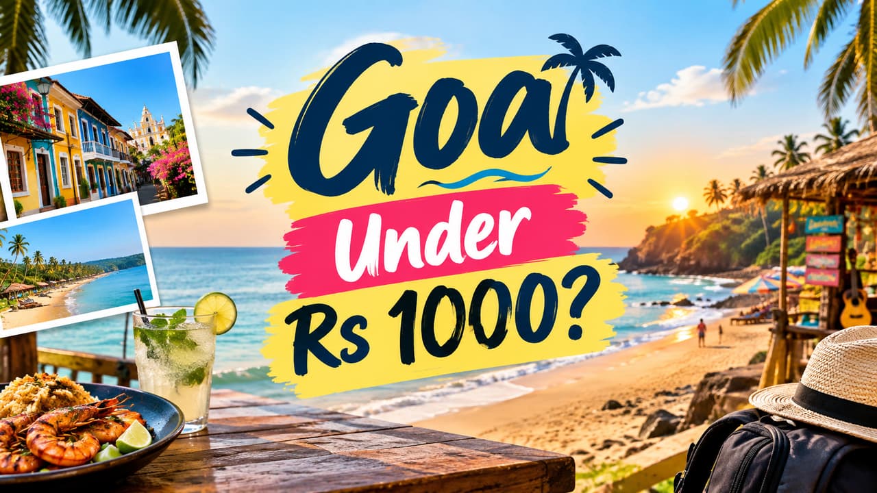What Can You Do in Goa With Rs 1000? Follow This One Day Budget Friendly Itinerary What Can You Do in Goa With Rs 1000? Follow This One Day Budget Friendly Itinerary