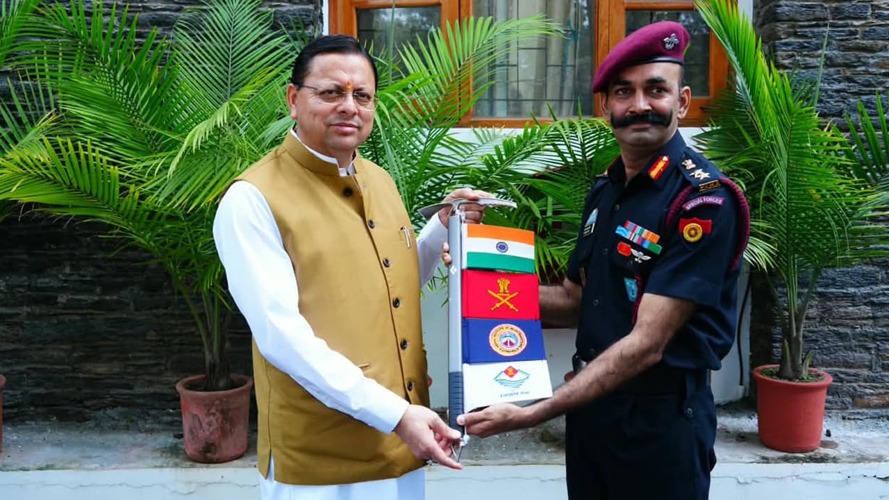 CM Dhami Flags In 4 Successful Mountaineering Expeditions, NIM Teams Scale High Altitude Peaks CM Dhami Flags In 4 Successful Mountaineering Expeditions, NIM Teams Scale High Altitude Peaks