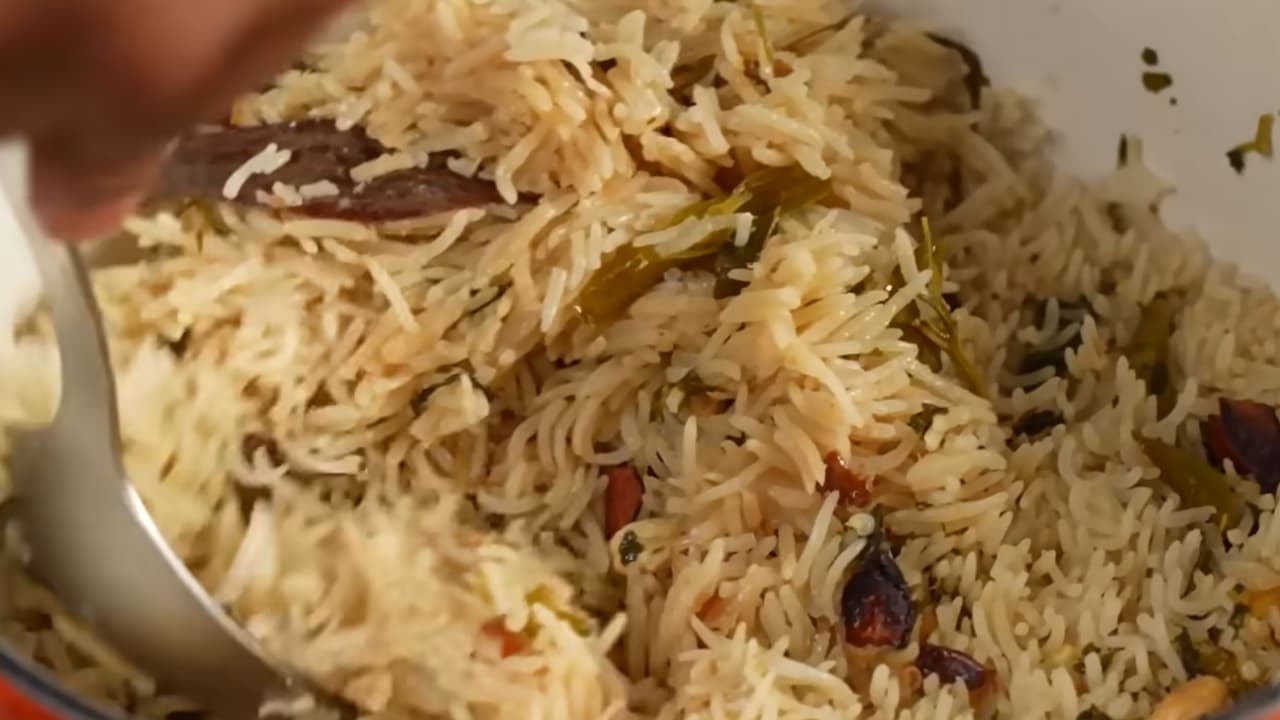 Fry Piece Mutton Dum Biryani Fry Piece Mutton Dum Biryani