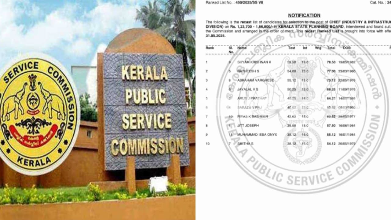 PSC rank list PSC rank list