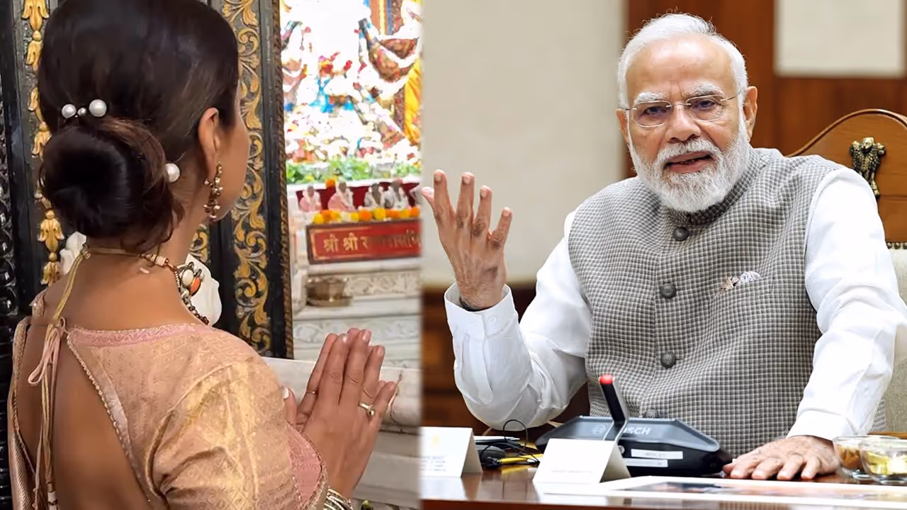 Shriya saran praises pm naremdra modi Shriya saran praises pm naremdra modi