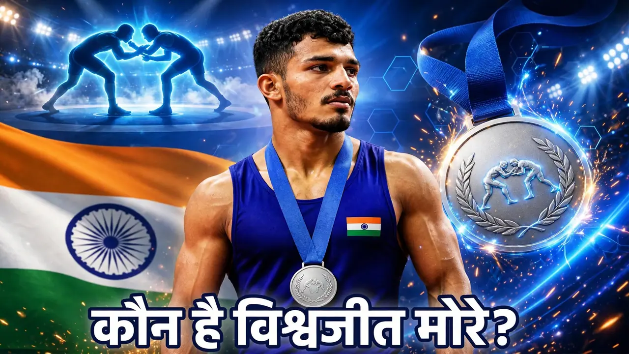 Vishwajit More wrestling Vishwajit More wrestling