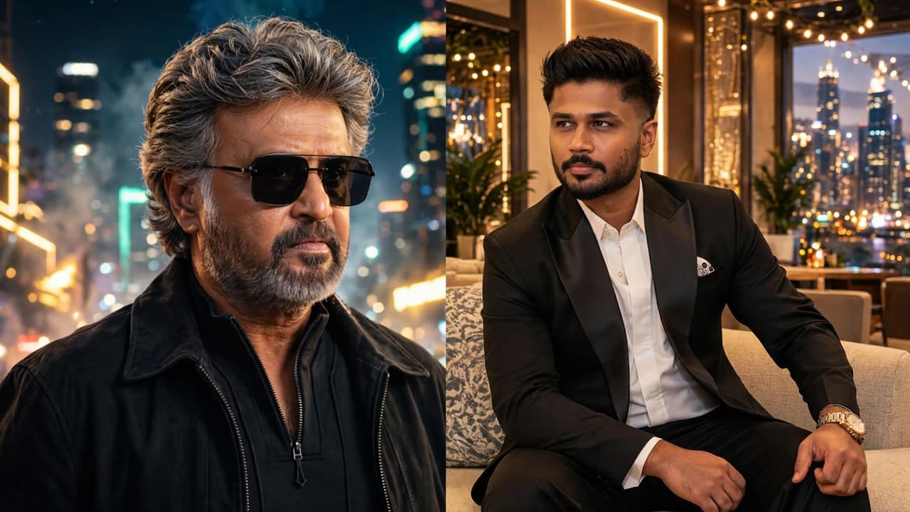 Sanju Samson Rajinikanth Fan Sanju Samson Rajinikanth Fan