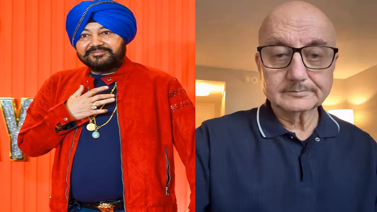 anupam kher supports daler mehndi anupam kher supports daler mehndi