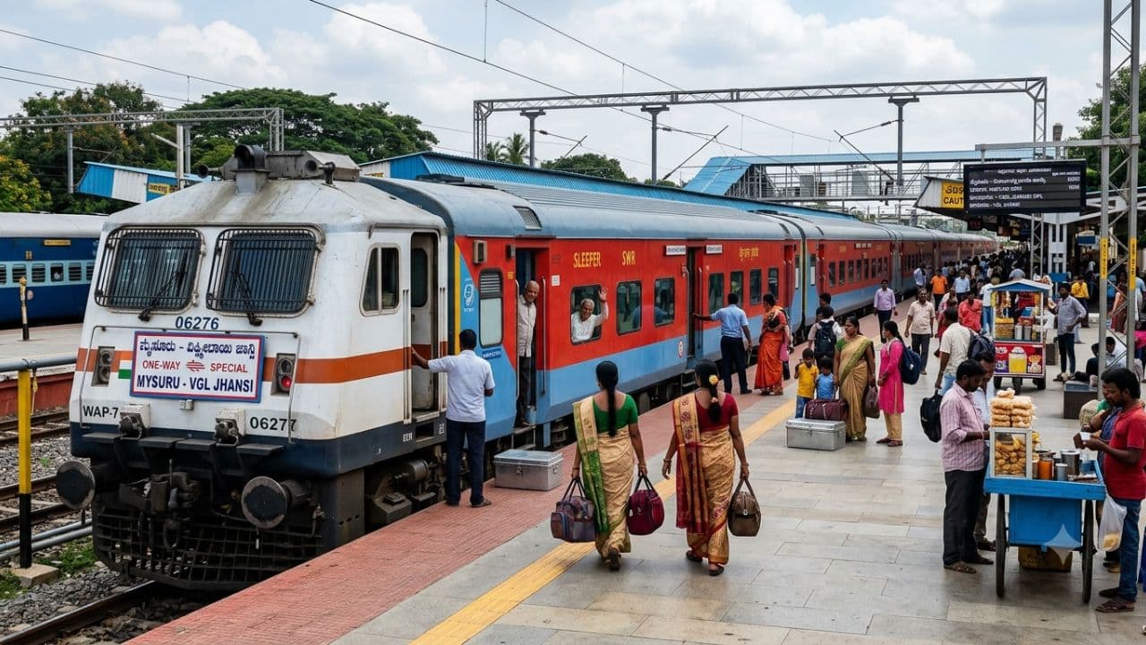 Indian Railways Announces Mysuru To Jhansi Indian Railways Announces Mysuru To Jhansi